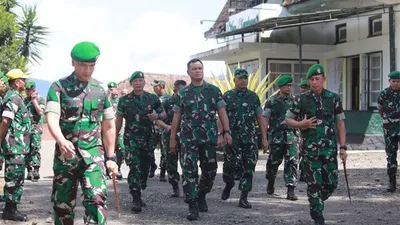 Pangdam III/Slw Dampingi Wakasad Cek Fasdik Wilayah Kodam III/Slw