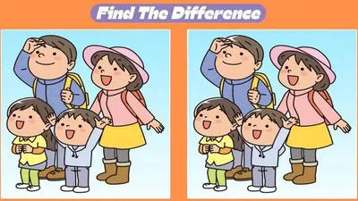 Tes IQ: Cari 3 Perbedaan pada Kedua Gambar Keluarga Ini!