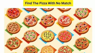 Tes Penglihatan: Coba Temukan Satu Pizza yang Tidak Memiliki Pasangan