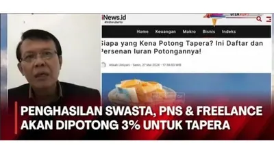 Pro dan Kontra Simpanan Tabungan Perumahan Rakyat (Tapera) bagi pekerja dengan adanya pemotongan gaji sebesar 3 persen. 