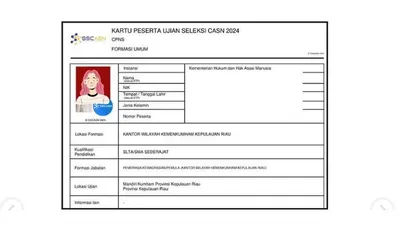 PENGUMUMAN! Peserta CPNS 2024 Sudah Bisa Cetak Kartu Ujian dan Cek Jadwal Lokasi SKD CPNS 2024, Berikut Tata Caranya