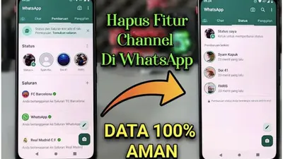 Tips WhatsApp: Cara Mudah Menghilangkan Saluran di WA Tanpa Kehilangan Data Chat, Foto atau Video