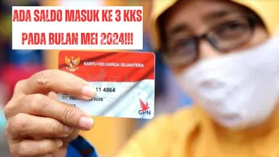 Ilustrasi. Ada saldo masuk ke tiga KKS pada bulan Mei ini. 