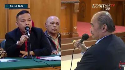 Suasana riuh sidang praperadilan Pegi Setiawan, Rabu 3 Juli 2024