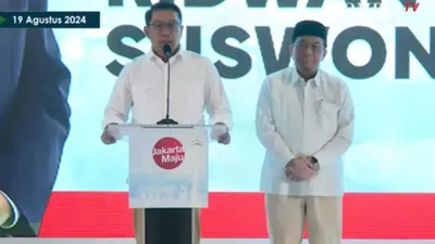 Pasangan Cagub-Cawagub DKI Jakarta 2024, Ridwan Kamil-Suswono