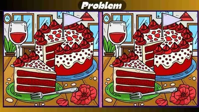 Soal Tes IQ: Yuk Coba Temukan 3 Perbedaan pada Gambar Kue Ini, Bisa?