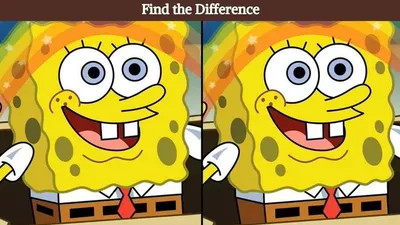Tes IQ: Temukan 1 Perbedaan pada Gambar Spongebob Ini