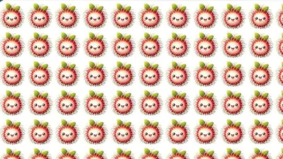Tes Penglihatan: Coba Temukan Satu Rambutan yang Berbeda