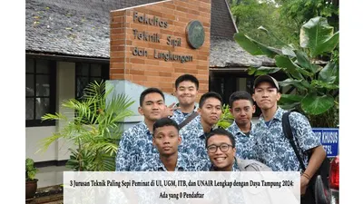 3 Jurusan Teknik Paling Sepi Peminat di UI, UGM, ITB, dan UNAIR Lengkap dengan Daya Tampung 2024: Ada yang 0 Pendaftar