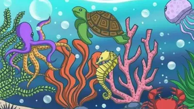 Tes Penglihatan: Coba Temukan Ikan Diantara Hewan Laut Ini