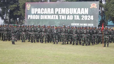 Upacara Pembukaan Prodi Dikmata TNI AD TA. 2024