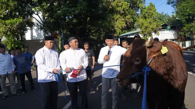Momen Idul Adha 1445 H, Kodam III/Siliwangi Gelar Salat Id dan Penyembelihan Hewan Kurban