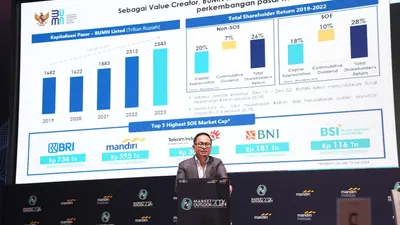Wakil Menteri BUMN Kartika Wirjoatmodjo menyampaikan BSI telah berhasil masuk dalam jajaran 5 besar Badan Usaha Milik Negara (BUMN)