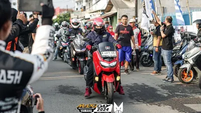 Ratusan Biker Ramaikan Maxi Yamaha Day 2024 Perdana di Banten