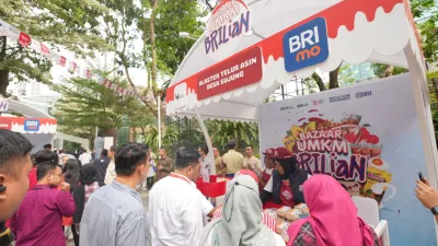 HUT ke-79 RI: BRI Hadirkan Bazaar UMKM BRILiaN di BRILiaN Independence Week