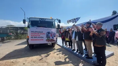 Makin Go International! Kelompok Tani Wanoja Ekspor 32 Ton Kopi ke Belanda Senilai Rp4,73 Miliar