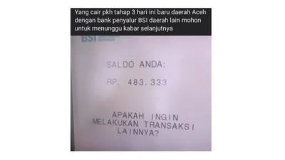 Ilustrasi bansos PKH Tahap 3 cair