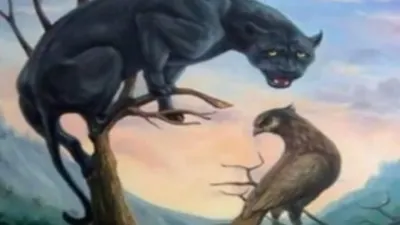 Objek pertama yang terlihat wajah, burung atau panther ungkap karakter seseorang