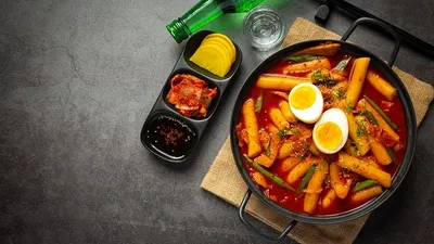 Ilustrasi Korean Street Food