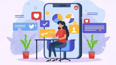 Ilustrasi Social Media Specialist