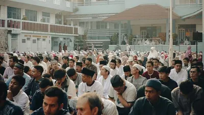 Potret shalat Idul Fitri