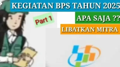 Mitra Statistik 2025 : Inilah 4 Agenda Kegiatan Pendataan yang Dilakukan Badan Pusat Statistik di Tahun 2025
