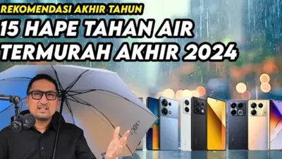 Menghadapi musim penghujan, penggunaan teknologi smartphone dengan fitur tahan air menjadi suatu keunggulan tersendiri.