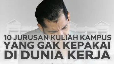 Pengalaman Nomor Satu! Ini 10 Jurusan Kuliah Sesuai Passion yang Ijazahnya Kurang Dilirik di Dunia Kerja