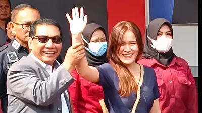 Jessica Wongso ketika bebas bersyarat 