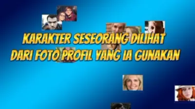Ilustrasi Karakter Seseorang Dilihat dari Foto Profil