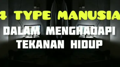 4 Tipe Kepribadian Manusia dalam Menghadapi Masalah Hidup, Kamu yang Mana?