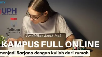 Ilustrasi Kampus Full Online