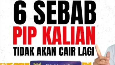 Penyebab bantuan PIP tidak akan cair.