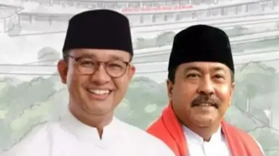 Pasangan Anies-Si Doel ramai di masyarakat Jakarta 