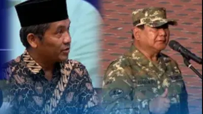 Kolase Foto Ray Rangkuti dan Prabowo Subianto