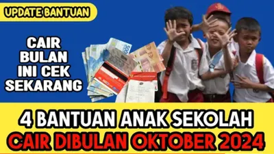 4 Bantuan Sosial untuk Anak Sekolah Proses Cair! Cek Segera Lewat Link Ini, Jangan sampai Ketinggalan