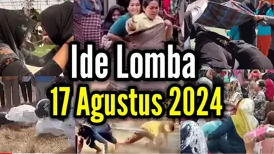 Lomba perayaan hari kemerdekaan 17 Agustus, selain diikuti oleh anak kecil dan remaja juga tidak jarang melibatkan para orang dewasa.