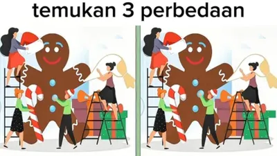 Kuasai Tes Ketelitian Asah Kecermatan, Temukan 3 Perbedaan pada Kedua Gambar 
