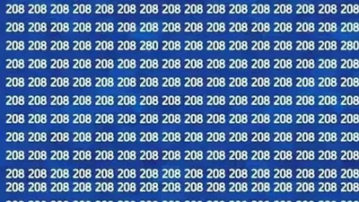 Tes IQ Ilusi Optik: Bisakah Anda Menemukan Angka 280 di Antara Angka 208 dalam 8 Detik?