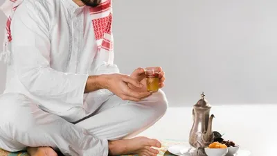 Ilustrasi buka puasa sunnah di bulan Syawal.