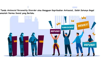 Ilustrasi antisocial personality disorder.