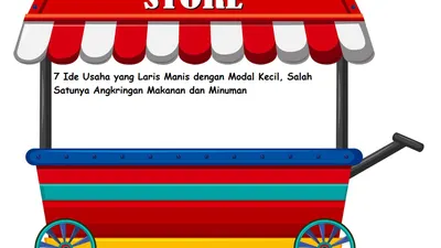 Ilustrasi usaha yang laris manis.