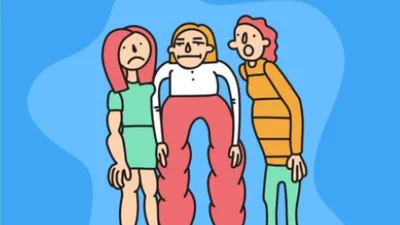 Ilustrasi kepribadian plegmatis.