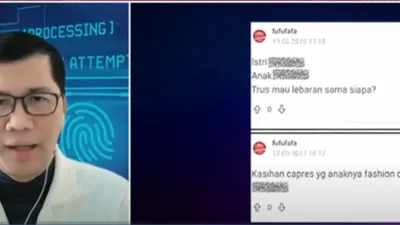 Heru Sutadi, seorang analis IT, mengatakan ada beberapa cara untuk melihat atau mengulik akun Fufufafa.