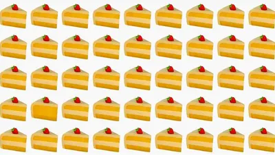 Tes Penglihatan: Tunjukan Kejelian Mata Kamu dengan Menemukan 1 Kue yang Berbeda dari Puluhan Kue Ini