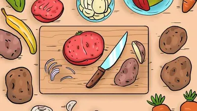 Tes otak kali ini kamu akan diminta untuk menemukan satu kesalahan yang terdapat pada gambar bahan masakan ini.