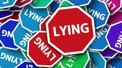 Ilustrasi Lying atau Berbohong