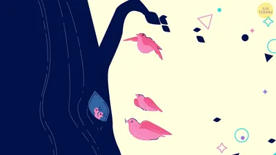 Gambar Wajah atau Burung? Objek yang Dilihat Tunjukkan Kamu Tipe Orang Seperti Apa!