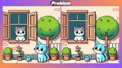 Tes Penglihatan: Coba Temukan 3 Perbedaan pada Dua kucing Ini untuk Mengetahui Seberapa Jeli Mata Kamu