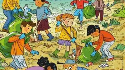 Tes Ilusi Optik: Buktikan Fokus Mata Kamu dengan Menemukan Palu yang Tersembunyi di dalam Gambar Pantai Ini